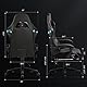 GTPLAYER Gaming Stuhl, Gaming Sessel Schreibtischstuhl PC Gamer Racing Stuhl mit Fußstütze Lautsprecher Musik Bürostuhl bis 151 kg belastbar, Standard Size, Schwarz-rot