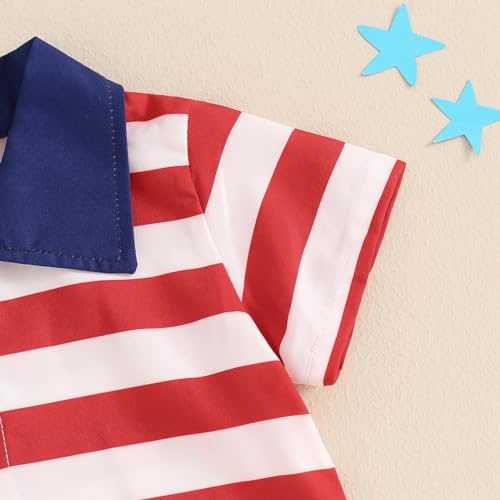 Image of Toddler Boy Summer Outfits Button Down Short Sleeve Floral Shirts & Casual Shorts 1-6 Years Boys Clothes Set