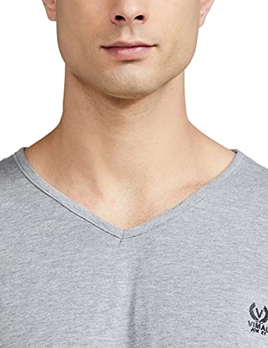 Image of JONNEY Men's Cotton Blended Regular Fit V-Neck T-Shirt