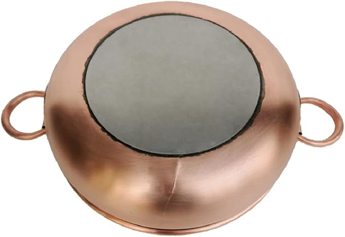Olla de Cobre para Fondue y Cocina, 26 cm de Diámetro miniatura 5