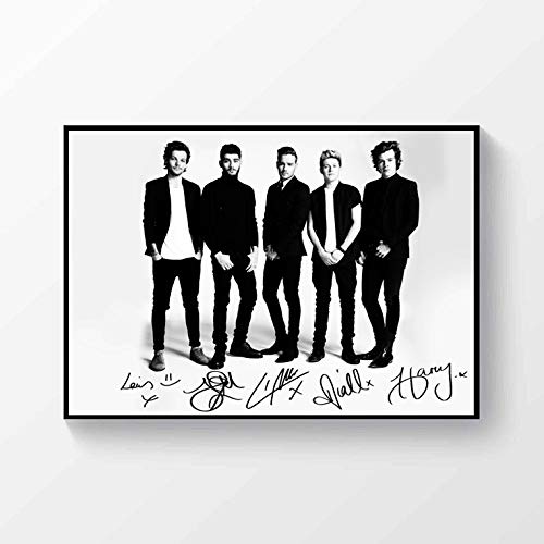 LJW - Póster del grupo musical One Direction firmado por ellos Cover