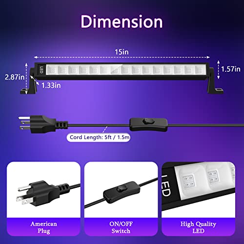 Lamvip VIPBT-38C 38W Led Black Light Bar thumb #4