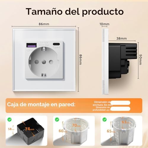 BSEED Enchufe Schuko con USB C 20W: Carga Rápida y - Consejos de uso BSEED Enchufe Schuko con USB C 20W: Carga Rápida y - Consejos de uso