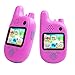 Produktbild YDI Kinder Walkie Talkie mit Digitalkamera, 2,0'' Bildschirm 1080P Doppelobjektiv Video Foto Kamera, Funksprechgerät mit großer Reichweite, Spielzeug für Indoor Outdoor Aktivitäten (1 Packung, Rosa)