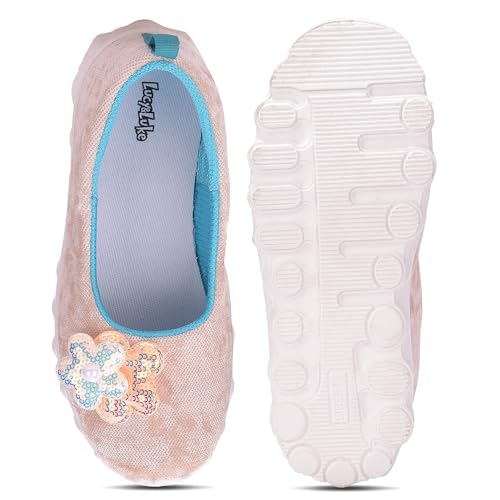 Image of Liberty Lucy & Luke PLAYNGO-E Casual Shoes for Kids - Black & Beige Canvas Slip-On Ballerina-Style Shoes for Boys & Girls | Memory Foam Insole, Lightweight Everyday Shoes for School, Play & Outings
