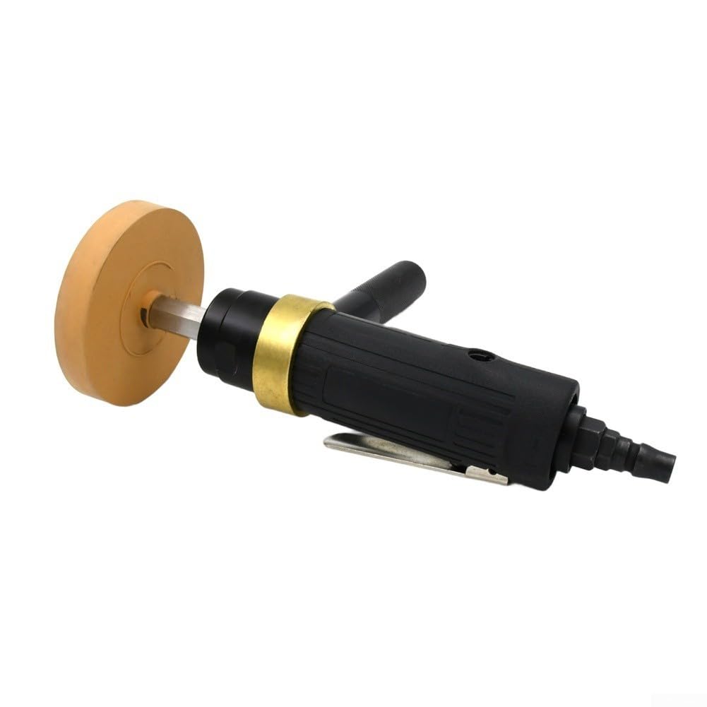 Kit de removedor de pegamento neumático, herramienta de eliminación adhesiva, juego de removedor de calcomanías con rueda de goma de 4 pulgadas con detalles de pelacables de aire