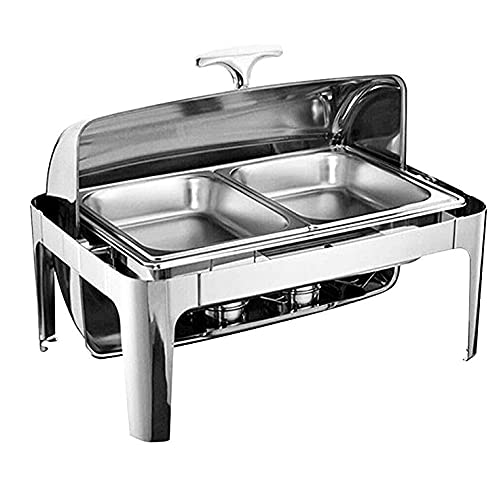 Chauffe-plats électriques en acier inoxydable pour buffet de fête