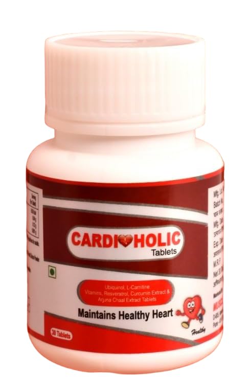 See full amazon price history chart for CARDIOHOLIC Tablets (30 Capsules) - Highly bioactive form of CoQ10 Ubiquinol | Maintains Healthy Heart, Natural Heart Supplements | Natural herbs CARDIOHOLIC Tablets (30 Capsules) - Highly bioactive form of CoQ10 Ubiquinol | Maintains Healthy Heart, Natural Heart Supplements | Natural herbs (B0CL9YLH6W) Amazon Price History, Amazon Price Tracker