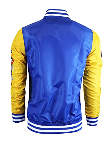 Image of SCREENSHOT Hip-Hop Urban NYC Fashion Bomber Jacket - Modern Outdoor Lightweight Streetwear Graffiti Print Zip Up Top