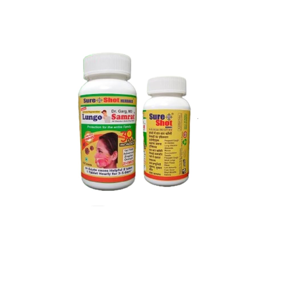 Dr.Gargs M.D.- Adenoids-Tonsils - Recurrent Chest/Throat Infection-Sinus-Tonsils-Wheezing Chest - Has To Be Nebulised - Asthma - RESPIRATORY -IMMUNITY LUNGS Booster (100 Tablets) (B0BZL9GVDC) Amazon Price History, Amazon Price Tracker