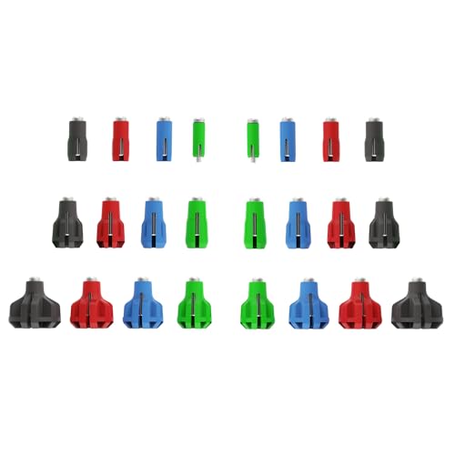 Angeebin Universal Adapters for Red or Green Laser Bore Sight, Include .17 to .78 Calibers Boresighter’s Tip (2 x 12 Sizes)