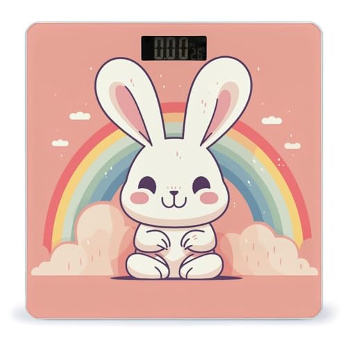 Báscula digital Rainbow and Rabbit para peso corporal miniatura 1