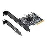 L'adaptateur de carte PCIe USB-C à 2 ports prend en charge le protocole SCSI (UASP) pour optimiser les performances USB ; installé dans les logements de bureau/serveur PCIe 3.0 x4 (performances réduites avec PCI-e 2.0).