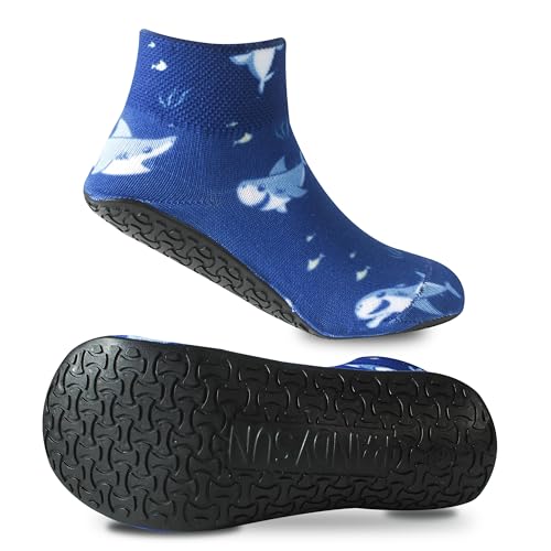 Image of RANDY SUN Barefoot Quick-Dry Sand Beach Socks, Breathable Seamless Yoga Sock With TPE Sole