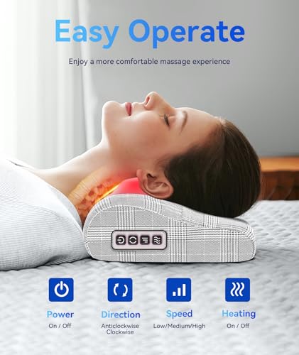 image for Papillon Back Massager, Shiatsu Neck Massager for Pain Relief Deep Tis