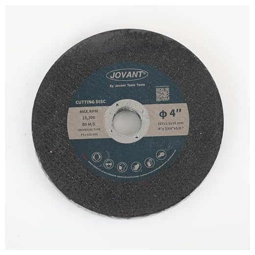 JOVANT Angle Grinder Cutting Wheel Set, 4.2 Inch General Purpose Metal Cutting Disc, 5/8 Inch Arbor, Thin Cutting Wheel, 5pcs