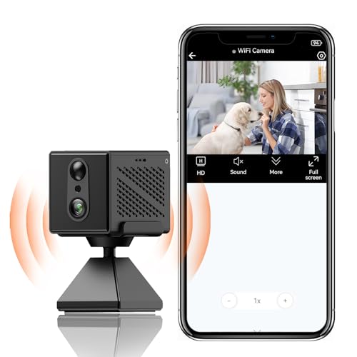 2026 5G 4K Mini Camera WiFi Indoor Home HD Micro Wireless Security Camera, Small Nanny Cam Pet Baby Outdoor Cameras, 100 Days Battery Life 150 angle Night Vision Motion Detection Cloud & SD Storage