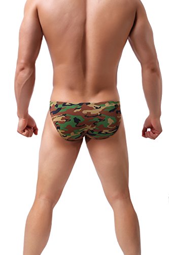Mens Bikini Underwear Sexy Low Rise Pouch Briefs Large4