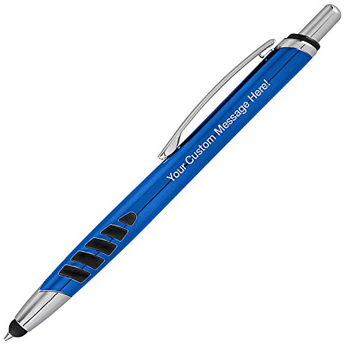 Yonune Custom Laser-Engraved Metal Ballpoint Pens With Stylus. Available in 5 Colors - Free Personalization