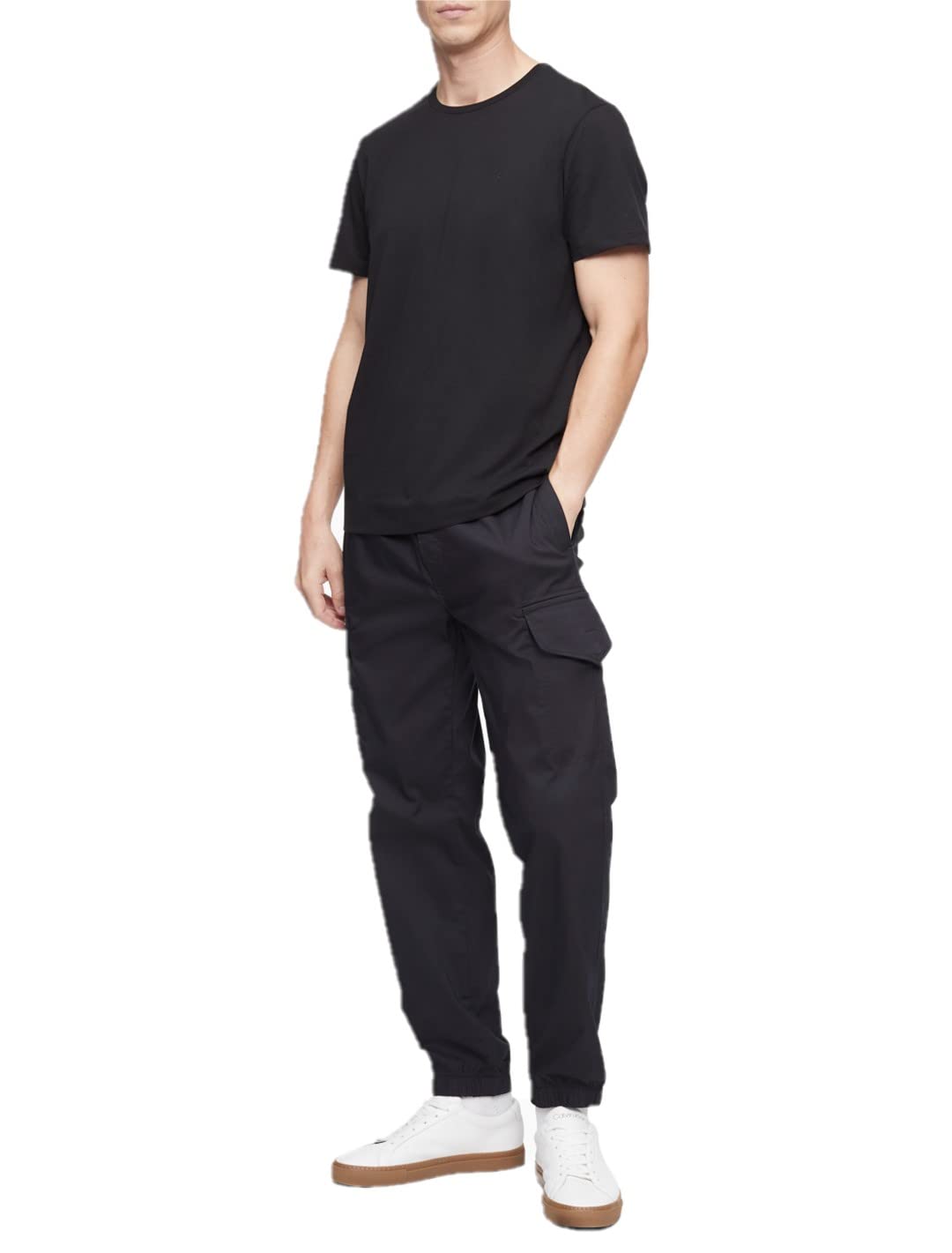 Calvin Klein Mens Calvin Klein Men's Short Sleeve Relaxed Denim Crewneck T-Shirt