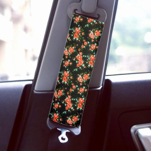 Image of Baby Seat Belt Strap Cover, 2 Pcs Kids Car Seat Belt Cushions Pads, Shoulder Strap Protectors for Girls Boys (Tree 5A)