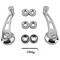 Dioche Fenstergriff, 2Pcs Auto Fensterkurbel Set Autozubehör Für Ältere Modelle