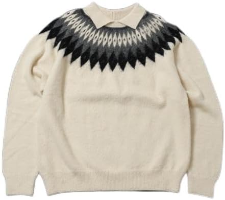 [ナノユニバース] HOTEL PALACE(オテルパラス) シャギーカラードクルーネックフフェアアイルニ