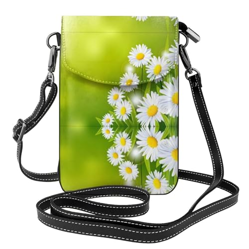 Sac à bandoulière floral doux pour la peau avec pochette de rangement