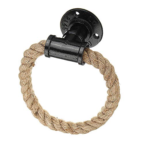 Ropetowelringwallmountvintagecastirontowelrackindustrialstoragetoilettowelholderrustichandtowelhangerforshowerbathroombedroomkitchen Urban Country Home Decor Rope towel ring wall mount vintage cast iron towel rack industrial storage toilet towel holder rustic hand towel hanger for showerbathroombedroomkitchen urban country home decor
