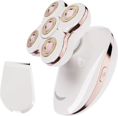 Electric Razors for Womens, 2-in-1 Best Shaver for Women, Rechargeable