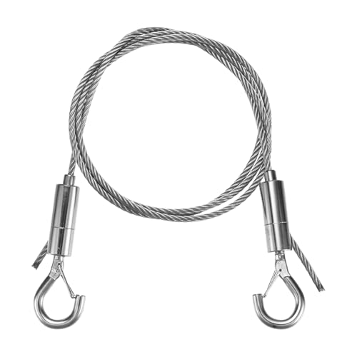 Image of M METERXITY 1-Pack Adjustable Picture Hanging Wire Kit, 1mx3mm Mirror Hanging Wire, Holds Up to 661lbs(300kg) 3.3FT Picture Frame Wire for Billboards /Basket /Flowerpot
