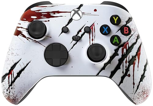 Image of Custom Controllerzz Wireless Controller for Microsoft Xbox Series X /S & Xbox One - Custom Soft Touch Feel - Custom Xbox Series X /S Controller (X /S Slasher)