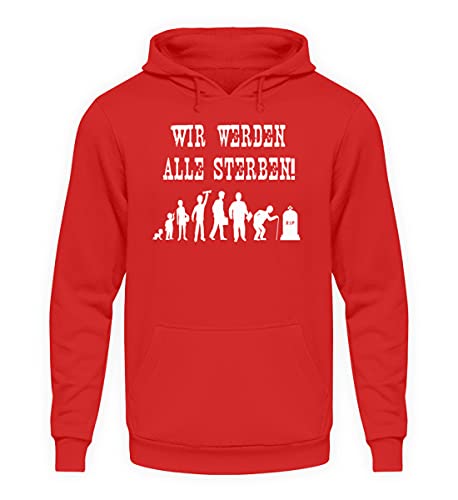 Sweat à capuche rouge XXL solution confort pour personnes recherchant une coupe ample