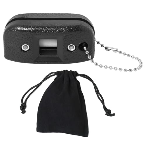 Ice Skates Blade Sharpener Portable Adjustable Width with Storage Bag, Ice Skate Sharpener Wear-Resistant Ice Hockey Skate Figure Skating Blade Grinding Tool for Smoother Blades (Y04-1)