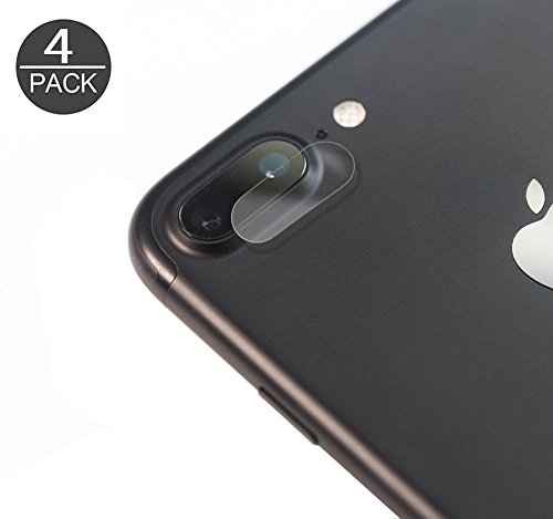 AKWOX (Pack of 4) iPhone 7 Plus 8 Plus Camera Lens Protector, Ultra