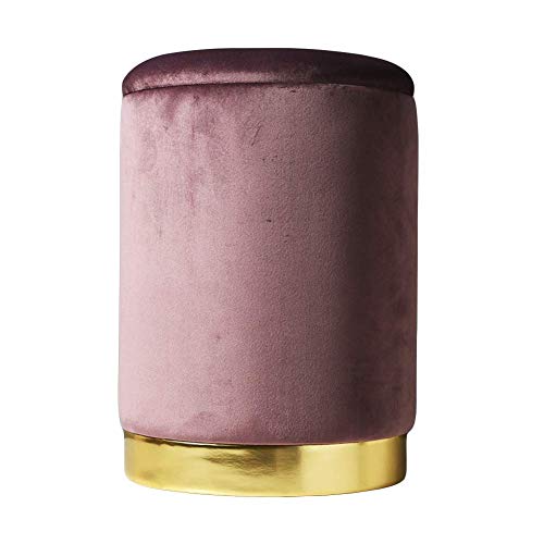 Tabouret en velours compact pour optimiser les petits salons - 2