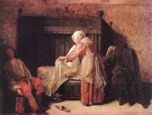 Affiche décorative Pieter De Hooch graffiti art mural 60x90