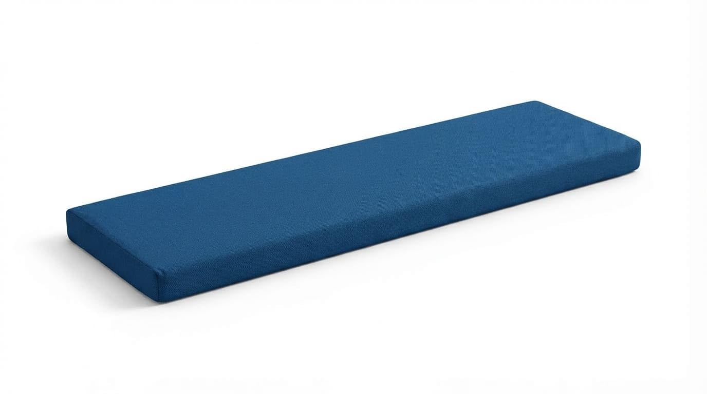 DREAMLAYER Waterproof Bench Cushion Seat Pad for Dining, Window & Garden Benches – Comfortable, Durable Seat Cushion for Indoor & Outdoor Use | UK-Made (Royal Blue, 120 x 40 x 5cm)