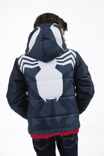 Image of Marvel Hooded Zip-Up Puffer Jacket Toddler to Big Kid