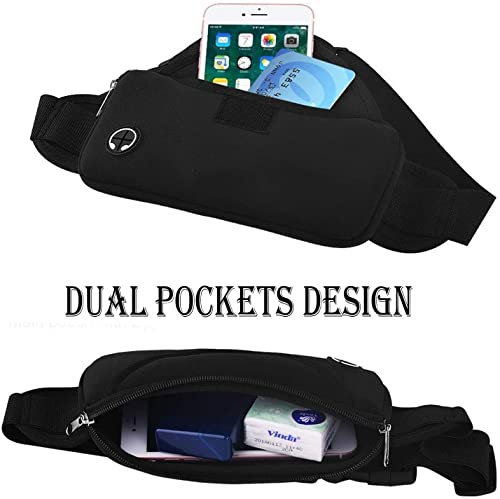 Pochete Corrida Celular Exercicios Academia Impermeavel Slim Pochete de cintura esportiva slim para