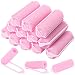 Pengxiaomei 12 Pcs Foam Sponge Hair Rollers, Pink Hair Curlers Bouncy Curls Style Tools Accessories