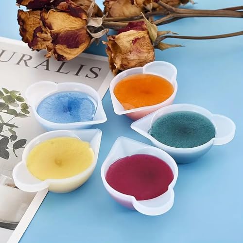 40 Mini tasses à mesurer en silicone antiadhésif et réutilisable pour résine - 3