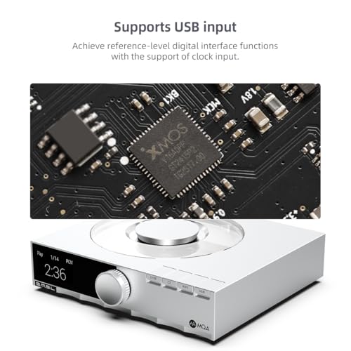 Image of SMSL PL200T CD Player for Home, USB /Clock Input Optical /Coaxial /IIS /AES /EBU Output HiFi MQA-CD Transport 32bit /768kHz DSD512 P.A.S.S. System Desktop Audio Player