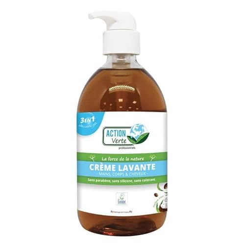 ACTION VERTE Gel lavant Mains Corps/Cheveux Coco Écolabel 500 ml Cover