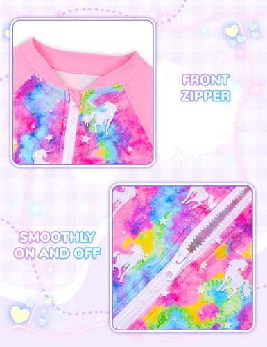 Image of Girls Swimsuit One Piece Ruffles Bathing Suit Kids' Swimwear Quick Dry Summer Beach for 2-14Y
