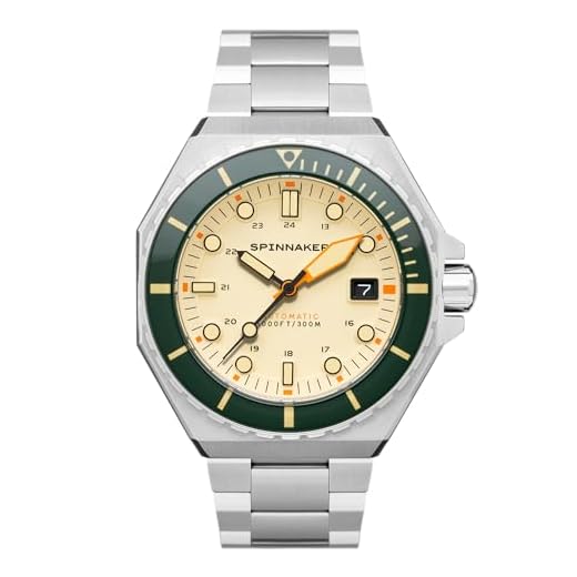 Spinnaker Relógio masculino Dumas automático de 44 mm com pulseira de aço inoxidável sólido SP-5081, Saara, Dumas Automático