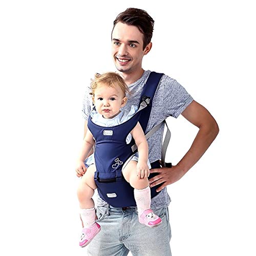 SONARIN Front Premium Hipseat babydrager, multifunctioneel, ergonomisch, 100% katoen, vlindergesp, 6 draagposities… - Image 4