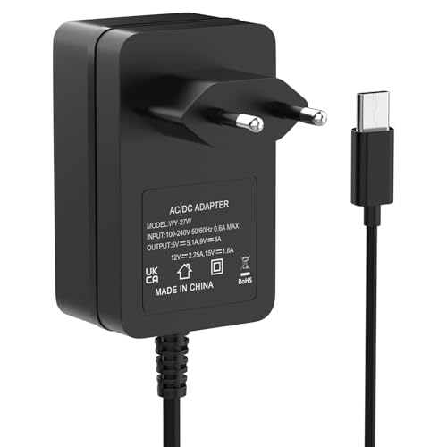 27W USB-C Netzteil Ladegerät Kompatibel für Raspberry Pi 5 4GB / 8GB