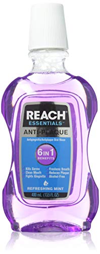 REACH ESSENTIAL 6 IN 1 BENEFITS ORAL RINSE 13.5oz (2 BOTTLES)