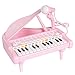 Milisten Teclado de Piano para Bebé Juguete Musical Electrónico Instrumentos Musicales Educativos para Bebé Niños Niño Regalo de Cumpleaños 24 Teclas